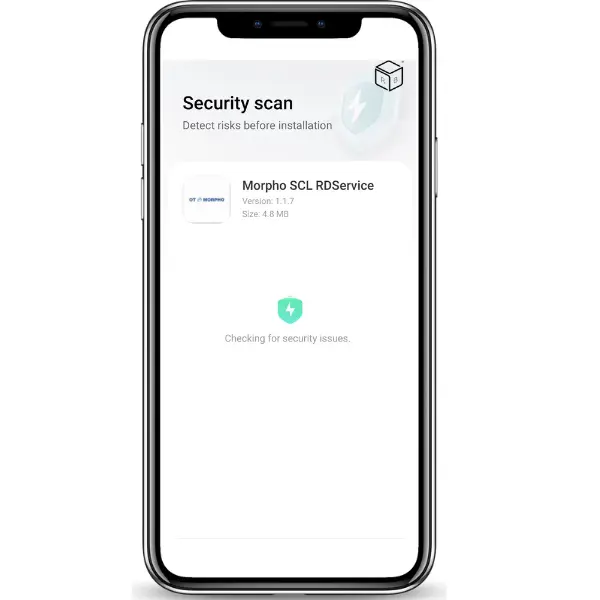 Step 2: Allow  Morpho SCL RdService to make calls & manage phone calls as shown in image.