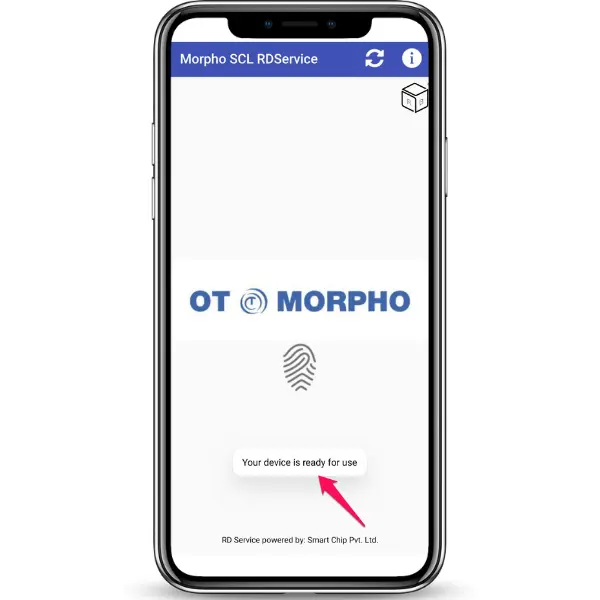 Step 6: Please wait to get the pop-up “your device is ready to use”