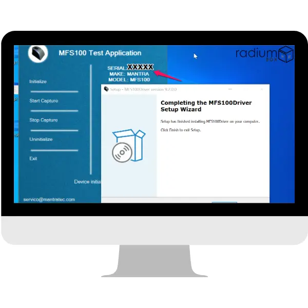 Step 4: Mantra Registered Device Production Setup has been completed successfully.