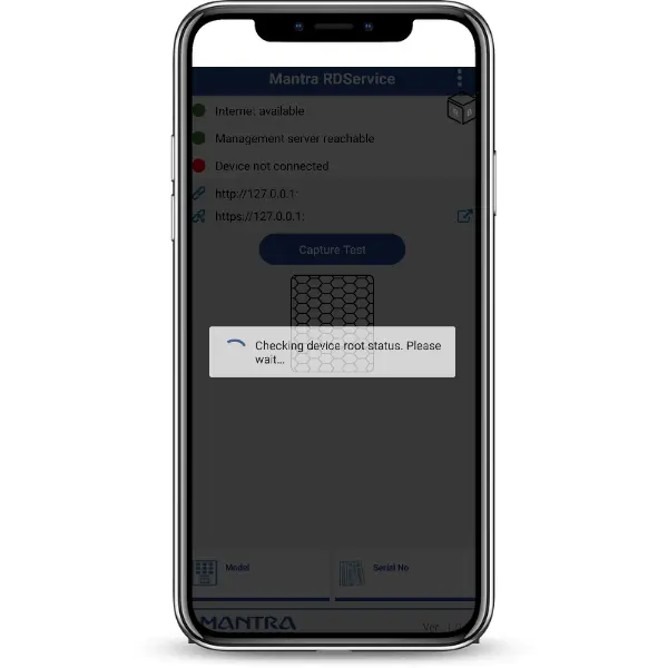 Step 4: Please wait while device checking root status.
